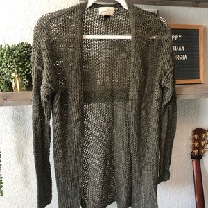 Universal thread XS open summer cardigan